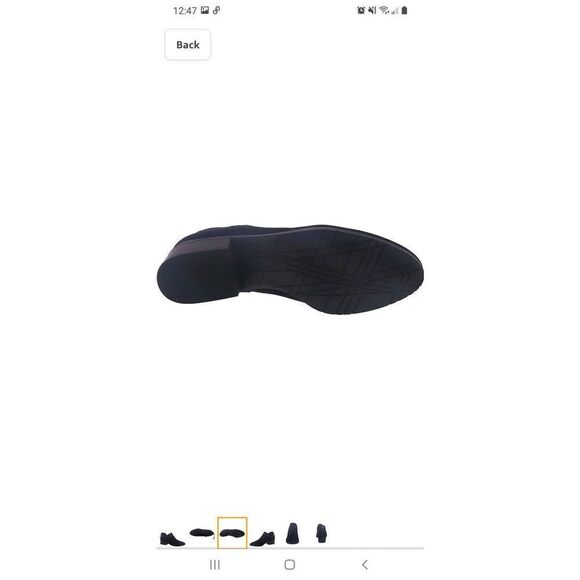 New Size 8 Black Suede Kenneth Cole Reaction Side Skip Booties Shoes - Picture 3 of 8